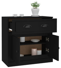 Sideboard Schwarz 70x35,5x67,5 cm Holzwerkstoff