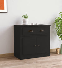 Sideboard Schwarz 70x35,5x67,5 cm Holzwerkstoff