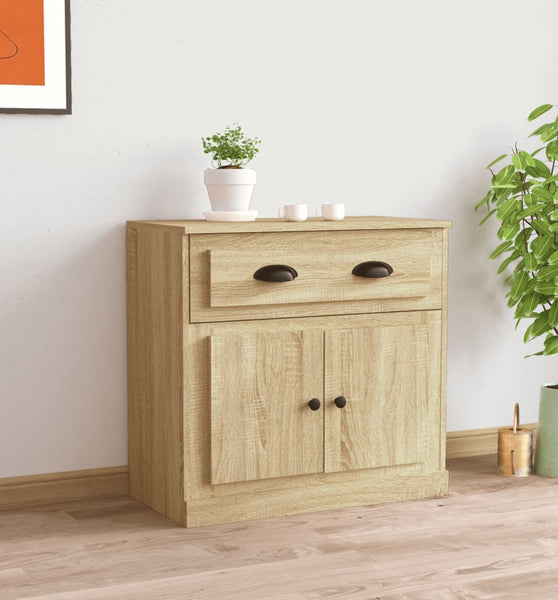 Sideboard Sonoma-Eiche 70x35,5x67,5 cm Holzwerkstoff