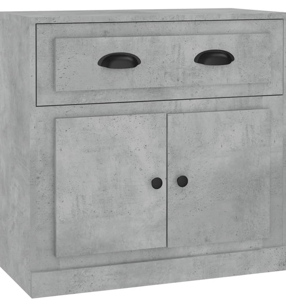 Sideboard Betongrau 70x35,5x67,5 cm Holzwerkstoff