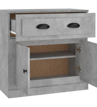 Sideboard Betongrau 70x35,5x67,5 cm Holzwerkstoff