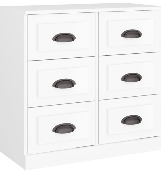 Sideboard Weiß 70x35,5x67,5 cm Holzwerkstoff