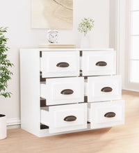 Sideboard Weiß 70x35,5x67,5 cm Holzwerkstoff