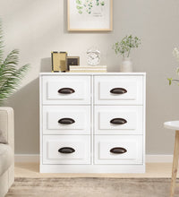 Sideboard Weiß 70x35,5x67,5 cm Holzwerkstoff