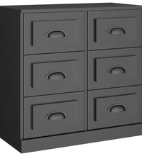 Sideboard Schwarz 70x35,5x67,5 cm Holzwerkstoff