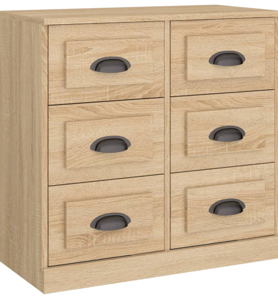 Sideboard Sonoma-Eiche 70x35,5x67,5 cm Holzwerkstoff