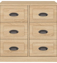 Sideboard Sonoma-Eiche 70x35,5x67,5 cm Holzwerkstoff