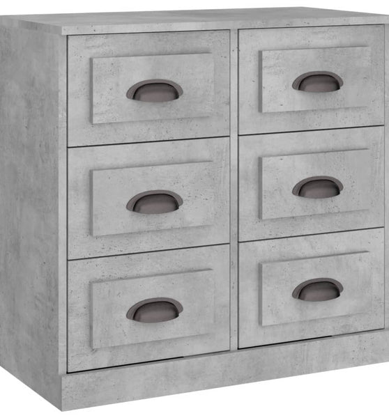 Sideboard Betongrau 70x35,5x67,5 cm Holzwerkstoff