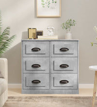 Sideboard Betongrau 70x35,5x67,5 cm Holzwerkstoff