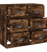 Sideboard Räuchereiche 70x35,5x67,5 cm Holzwerkstoff