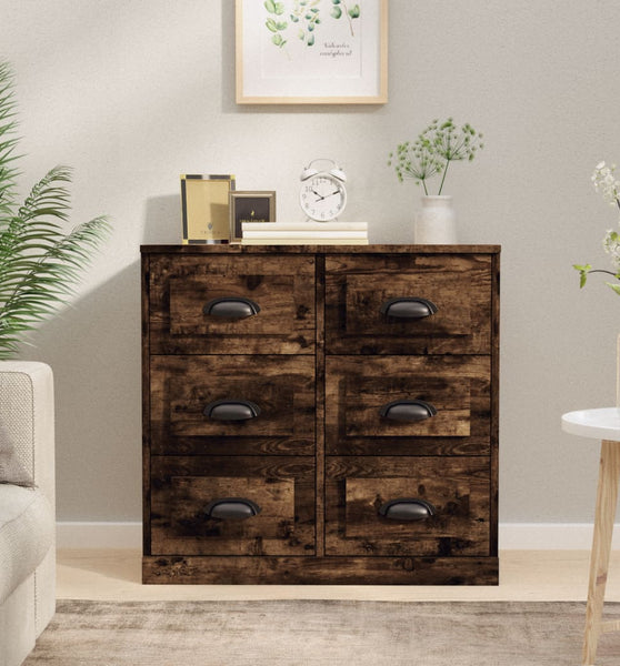 Sideboard Räuchereiche 70x35,5x67,5 cm Holzwerkstoff