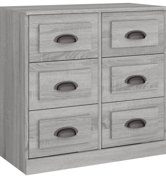 Sideboard Grau Sonoma 70x35,5x67,5 cm Holzwerkstoff