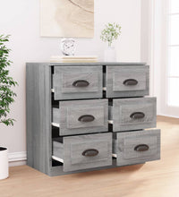 Sideboard Grau Sonoma 70x35,5x67,5 cm Holzwerkstoff