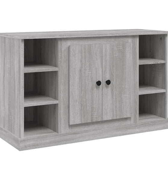 Sideboard Grau Sonoma 100x35,5x60 cm Holzwerkstoff