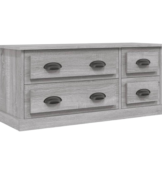 TV-Schrank Grau Sonoma 100x35,5x45 cm Holzwerkstoff