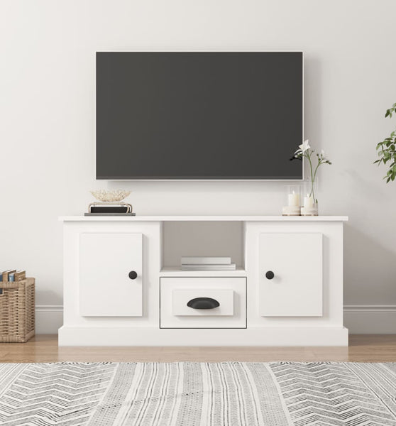 TV-Schrank Weiß 100x35,5x45 cm Holzwerkstoff