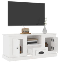 TV-Schrank Hochglanz-Weiß 100x35,5x45 cm Holzwerkstoff