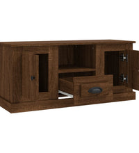 TV-Schrank Braun Eichen-Optik 100x35,5x45 cm Holzwerkstoff