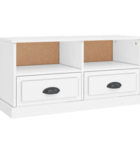 TV-Schrank Weiß 93x35,5x45 cm Holzwerkstoff