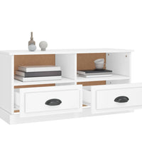 TV-Schrank Weiß 93x35,5x45 cm Holzwerkstoff