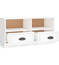 TV-Schrank Hochglanz-Weiß 93x35,5x45 cm Holzwerkstoff