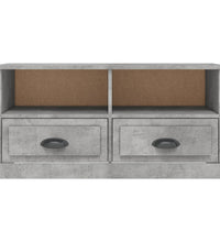 TV-Schrank Betongrau 93x35,5x45 cm Holzwerkstoff