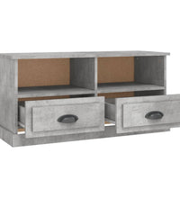 TV-Schrank Betongrau 93x35,5x45 cm Holzwerkstoff