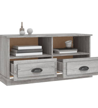 TV-Schrank Grau Sonoma 93x35,5x45 cm Holzwerkstoff