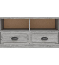 TV-Schrank Grau Sonoma 93x35,5x45 cm Holzwerkstoff