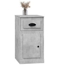 Beistellschrank mit Schublade Betongrau 40x50x75 cm