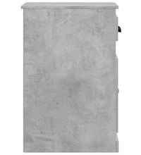 Beistellschrank mit Schublade Betongrau 40x50x75 cm