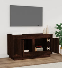 TV-Schrank Braun Eichen-Optik 80x35x45 cm Holzwerkstoff