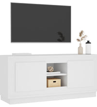 TV-Schrank Weiß 102x35x45 cm Holzwerkstoff