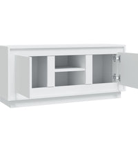 TV-Schrank Weiß 102x35x45 cm Holzwerkstoff