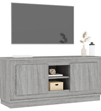 TV-Schrank Grau Sonoma 102x35x45 cm Holzwerkstoff