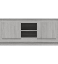 TV-Schrank Grau Sonoma 102x35x45 cm Holzwerkstoff