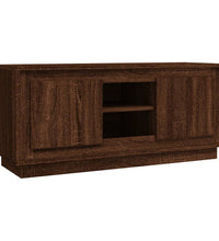 TV-Schrank Braun Eichen-Optik 102x35x45 cm Holzwerkstoff