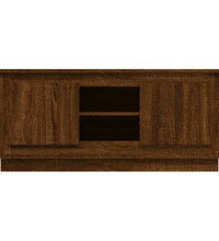 TV-Schrank Braun Eichen-Optik 102x35x45 cm Holzwerkstoff