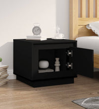 Couchtisch Schwarz 51x50x44 cm Holzwerkstoff