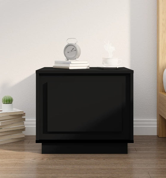 Couchtisch Schwarz 51x50x44 cm Holzwerkstoff