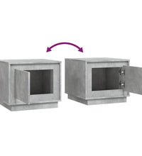 Couchtisch Betongrau 51x50x44 cm Holzwerkstoff
