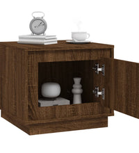 Couchtisch Braun Eichen-Optik 51x50x44 cm Holzwerkstoff