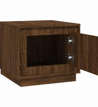 Couchtisch Braun Eichen-Optik 51x50x44 cm Holzwerkstoff