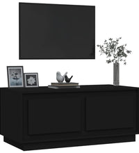 Couchtisch Schwarz 102x50x44 cm Holzwerkstoff