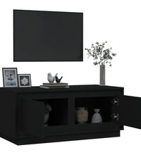 Couchtisch Schwarz 102x50x44 cm Holzwerkstoff