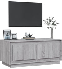 Couchtisch Grau Sonoma 102x50x44 cm Holzwerkstoff
