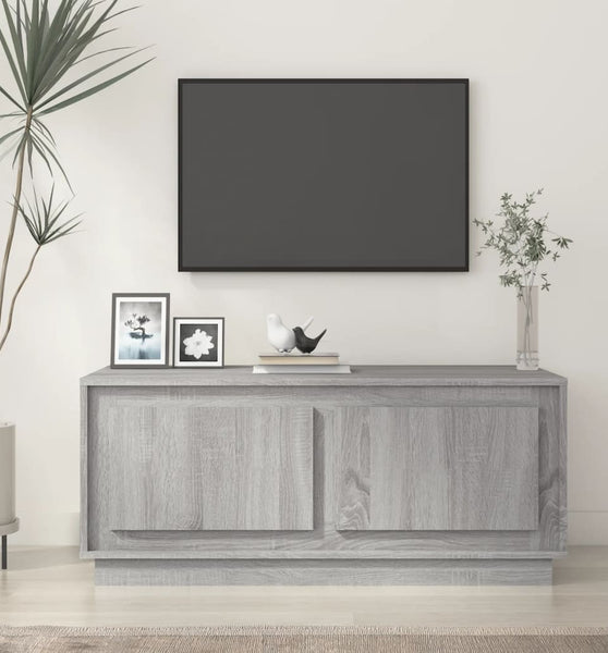 Couchtisch Grau Sonoma 102x50x44 cm Holzwerkstoff