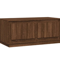 Couchtisch Braun Eichen-Optik 102x50x44 cm Holzwerkstoff