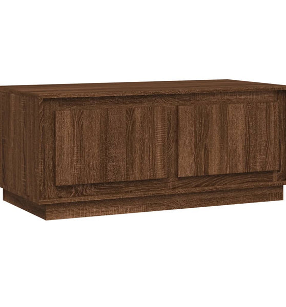 Couchtisch Braun Eichen-Optik 102x50x44 cm Holzwerkstoff