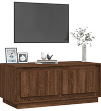 Couchtisch Braun Eichen-Optik 102x50x44 cm Holzwerkstoff
